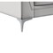Homeroots 76" Light Gray Polyester Blend Sofa And Toss Pillow With Gray Legs 559218 - alternate 5