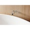 Kingston Brass Two-Handle Wall Mount Tub Faucet with Knurled Handle, Polished Chrome KS5021RKX - alternate 5