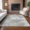 Homeroots 3' X 5' Beige Tan And Gray Abstract Washable Indoor Outdoor Area Rug 577751 - alternate 6