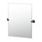 Gatco Designer II 31.5" Frameless Rectangle Mirror, Matte Black 5079MXS - alternate 1