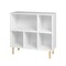 Homeroots 35" White and Natural Five Shelves Freestanding Shelving Unit 403100 - alternate 1