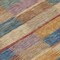 Homeroots 3' X 5' Beige Blue And Gold Striped Washable Indoor Outdoor Area Rug 615464 - alternate 8