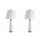 Jonathan Y Travis 26.5" Marble/Iron Gold Modern Column LED Table Lamp, White, 2PK JYL5055A-SET2 - alternate 8