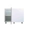 Cambridge Radiance 42inW x 24in D x 34.50inH Ready to Assemble Slab Corner Blind Kitchen Cabinet in Matte Grey SA-BB42-MG-KIT - alternate 7