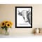 Homeroots Herd That Black Framed Print Bathroom Wall Art 530077 - alternate 3