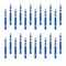 Xpose Safety 24 Pack 42in Ring Loop Blue Traffic Delineator Post, 24PK DLR-BLU-42-24-X-S - alternate 1