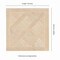 Ackland Sample Cadence Rowan Honey Matte Porcelain Wood-Look Parquet Floor and Wall Tile AKNPTCADROHO18X18M-SM - alternate 4