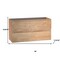 Homeroots 36" Oak Wood Freestanding Bathroom Vanity With White Sink And Two Drawers 627481 - alternate 3