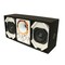 Deejay Led Loaded Box w/Two Despacito Heavy Duty 6-in Woofers One Horn and w/Two Bullet Tweeters WHITE TBH6WHITE - alternate 1