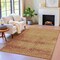 Homeroots 8' X 10' Copper And Ivory Geometric Washable Indoor Outdoor Area Rug 630498 - alternate 6