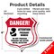 Signmission Pregnant Women Shield Sign Danger! Atten, 6 inch X 6 inch, Plastic Sign, 2PK SHI-P-2PACK-6-433 - alternate 5