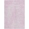 Homeroots 5' X 8' Pink And Ivory Geometric Washable Indoor Outdoor Area Rug 577578 - alternate 8