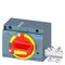 Siemens front mounted rotary operator EMERGENCY OFF with door interlock IEC IP30/40 3VA9277-0EK25 - alternate 1
