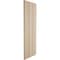 Ekena Millwork Rustic Three Board Joined Board-n-Batten Rough Sawn Faux Wood Shutters w/No Batten, 16 1/2"W x 32"H SHUBJN16X32RSPR - alternate 13