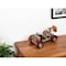 Homeroots 5" Red And Silver Metal Hand Painted Model Car Tabletop Sculpture 401198 - alternate 8