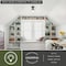 Vaxcel VAXCEL Huntley 12-in W Bronze Farmhouse Schoolhouse Semi Flush Mount Ceiling Light Clear Glass C0177 - alternate 5