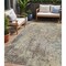 Homeroots 5' X 8' Beige And Brown Abstract Washable Indoor Outdoor Area Rug 605531 - alternate 1