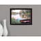 Homeroots Rowboat Pond Landscape 1 Black Framed Print Wall Art 416099 - alternate 4
