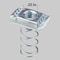 Newhouse Electric 1/4 in. Strut Channel Spring Nut Coupling for A, C Steel Channels, Electro-Galvanized, 5PK SP14-5PK - alternate 7