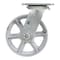 Vestil Semi Steel Swivel Caster 6 In. x 2 In. 1,200 Lb. Capacity Silver CST-VE-6X2MA-S - alternate 8