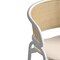 Leisuremod Ervilla Dining Arm Chair with Leather Seat and White Steel Base in White, 4PK ECW-20W-L4 - alternate 8
