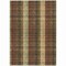 Homeroots 3' X 5' Brown Taupe And Plum Plaid Washable Indoor Outdoor Area Rug  613957 - alternate 8