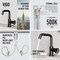 Vigo Ruxton Single Handle Single Hole Bathroom Faucet in Matte Black VG01051MB - alternate 5