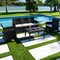 Rainbow Outdoor Nova 4-Piece Sofa Set with Cushions-Brown RBO-NOVA-BRW-4PC-S - alternate 1