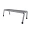 Vestil Aluminum Step Stand, 1 Step, Wide, Welded, 1 Steps, 10.4375 Overall Height, Aluminum, Silver SSA-1W - alternate 2