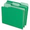 Pendaflex FOLDER, FILE, LTR, 1/3, GN/LTGN, 100PK 15213BGR - alternate 1