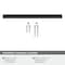 Amerock Versa 6-5/16 in 160 mm Center-to-Center Matte Black Cabinet Pull BP36914FB - alternate 5