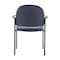 Flash Furniture Tiffany Comfort Navy Vinyl Stackable Steel Side Reception Chair with Arms BT-516-1-NVY-VINYL-GG - alternate 6