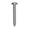 Auveco 10 x 1 1/4in Phillips Pan Head Tapping Screw 18-8, 50PK 13277 - alternate 1