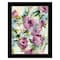Homeroots Abstract Floral Black Framed Print Wall Art 529921 - alternate 4