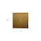 Homeroots 1 x 24 x 24 Gold Metallic Ridge - Wall Art Wood Wall Art 274793 - alternate 4