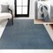 Jonathan Y Twyla Classic Solid Low-Pile Machine-Washable Blue 4 ft. x 6 ft. Area Rug WSH300B-4 - alternate 1