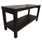 Homeroots Rectangular Teak Shower Outdoor Bench With Shelf In Brown Finish 376669 - alternate 6
