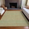 Homeroots 8' X 10' Wheat And Sage Striped Washable Indoor Outdoor Area Rug 615677 - alternate 7