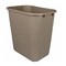 Impact Soft-Sided Plastic 28 Quart WasteBasket No Pinch'm - Beige - 12/Case, 12PK 7702-15 - alternate 1