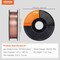 Vevor Solid MIG Welding Wire ER70S-6 0.03-inch 11LBS Mild Steel MIG Welding Wire ER70S-6 (AWS) - alternate 3