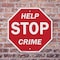 Signmission Help Stop Crime, 10 Inch X 10 Inch, Plastic Sign OC-P-10-72 - alternate 6