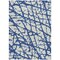 Homeroots 8' X 10' Navy Blue And Ivory Abstract Washable Indoor Outdoor Area Rug 614374 - alternate 8