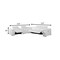Homeroots White Italian Leather Power Reclining U Shaped Six Piece Corner Sectional With Console 366361 - alternate 5