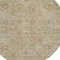 Homeroots 8' Beige Brown And Green Round Oriental Washable Indoor Outdoor Area Rug 603865 - alternate 6
