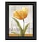 Homeroots Golden Flower Black Framed Print Wall Art 407350 - alternate 1