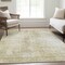 Homeroots 5' X 8' Beige And Taupe Abstract Washable Indoor Outdoor Area Rug 587261 - alternate 8
