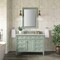 James Martin Vanities Brittany 48" Single Vanity, Sage Green, w/ 3 CM Siberian Silestone Top 650-V48-SGR-3SFR - alternate 6