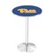 Holland Bar Stool Co 42" Chrome Pitt Pub Table, 36" dia. Top L214C4236Pittsb - alternate 1