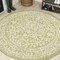 Jonathan Y Malta Bohemian Medallion Textured Weave Green/Cream 5 ft Round Indoor/Outdoor Area Rug SMB104D-5R - alternate 1