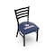 Holland Bar Stool Co BlackLogo Chair, VinylSeat L00418ConnUn - alternate 1